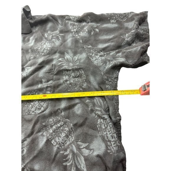 VINTAGE PINEAPPLE BUTTON UP SHIRT SIZE 4XL | D1 - Picture 3 of 6